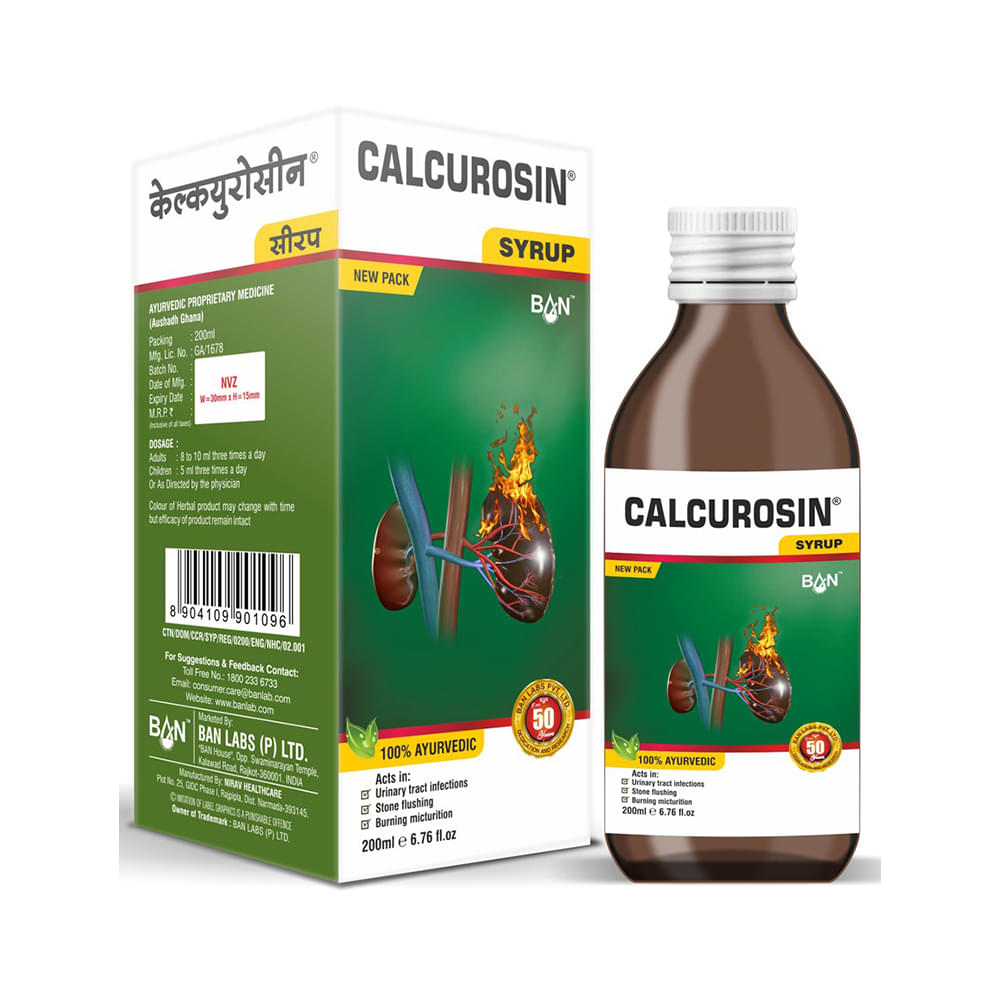 Calcurosin Syrup | Cleanses Kidney & Urinary Bladder | Syrup - Image 1