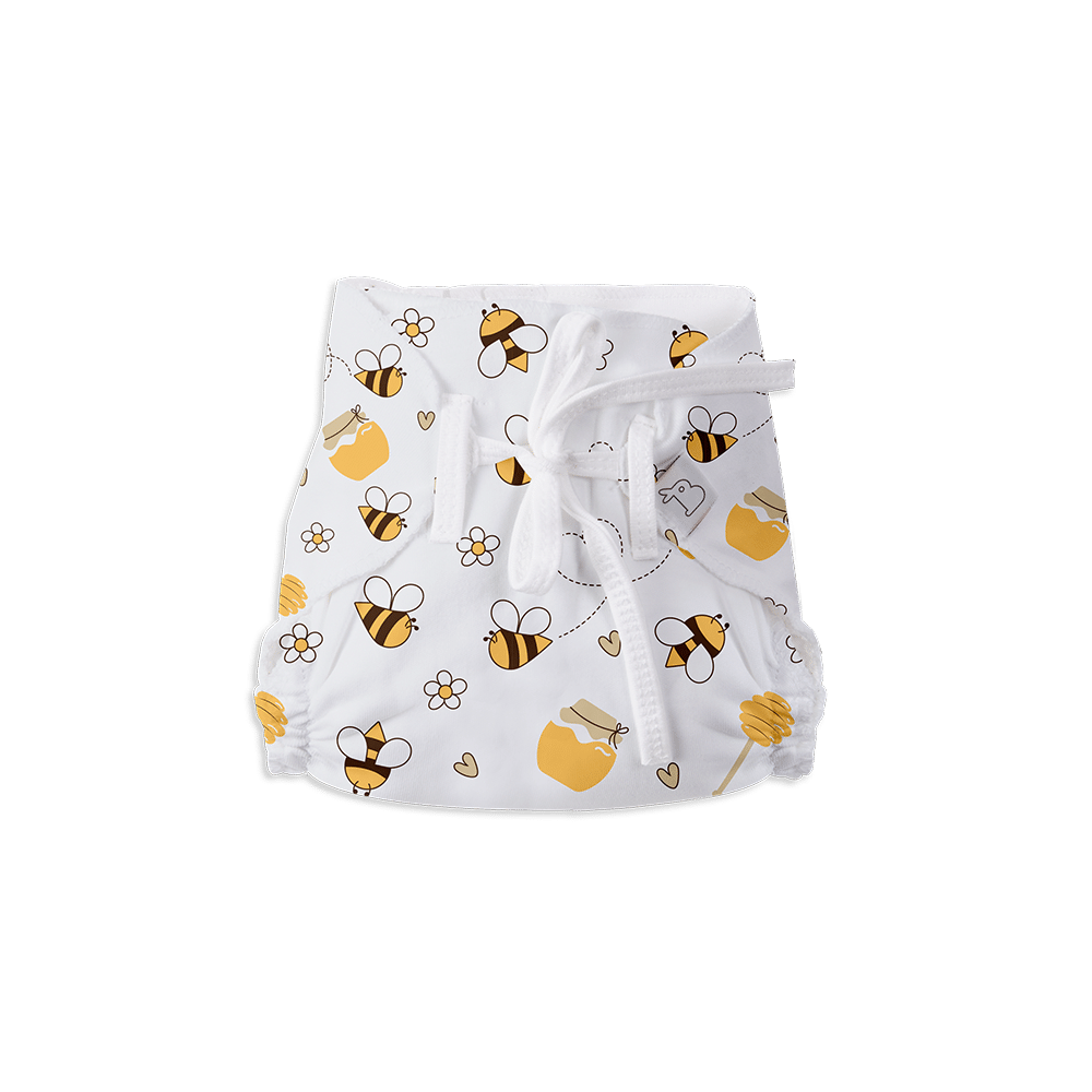 Superbottoms Organic Cotton Padded Dry Feel Langot/Nappy Size 0 Sweet Tooth - Image 3