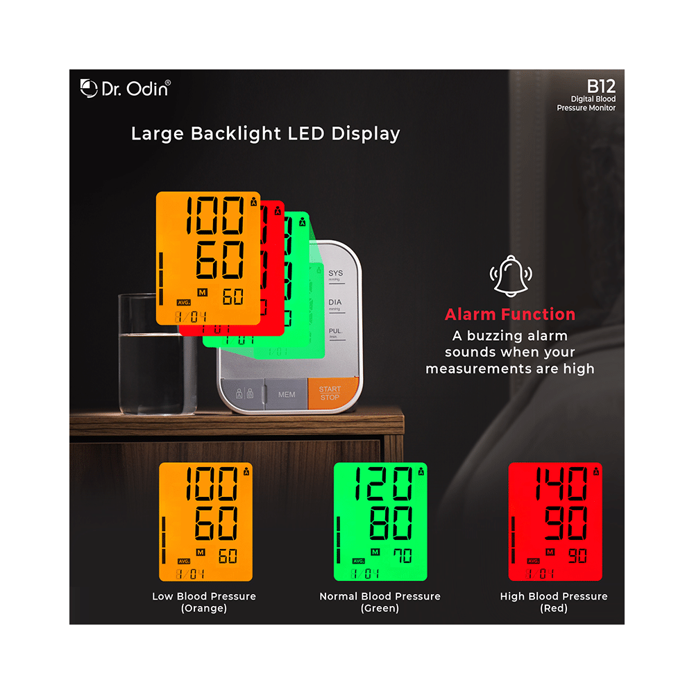 Dr. Odin B12 Digital Blood Pressure Monitor - Image 4