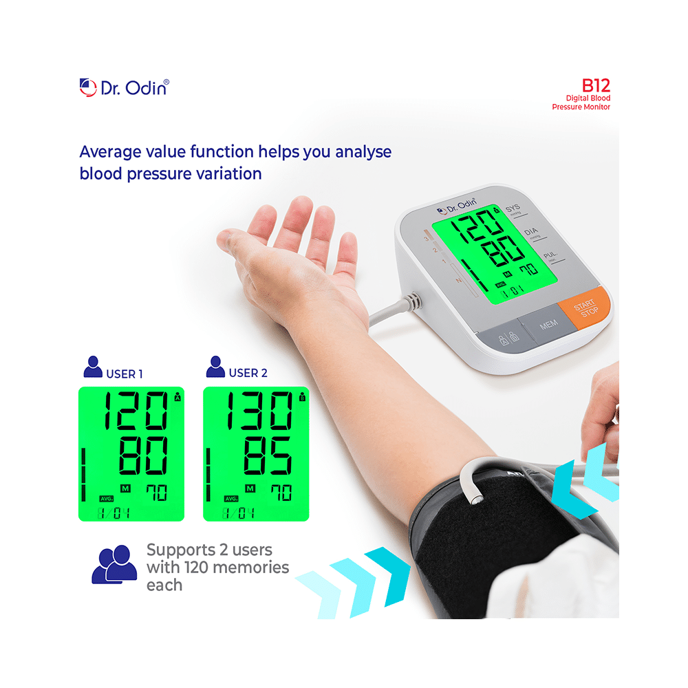 Dr. Odin B12 Digital Blood Pressure Monitor - Image 3