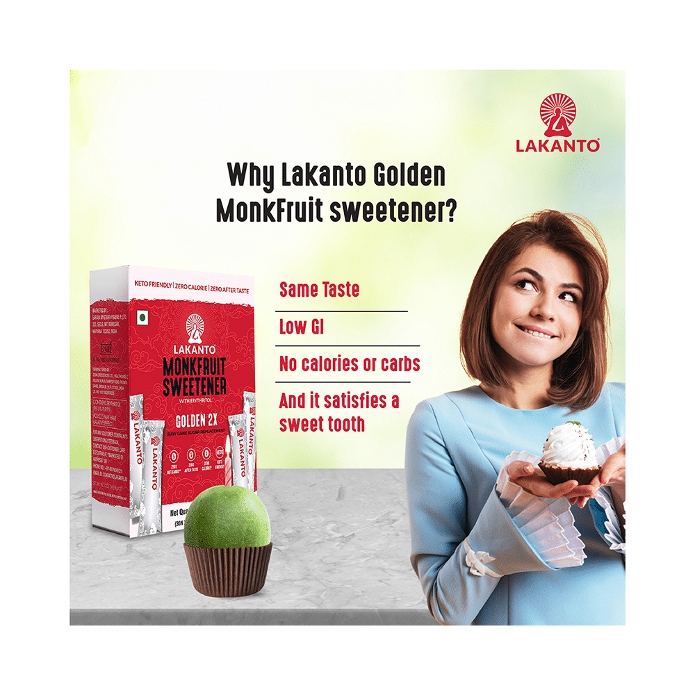 Lakanto Natural Sweetener-Golden Japanese Monkfruit Sticks | Sugarfree, Zero Calories (2.5gm Each) - Image 7