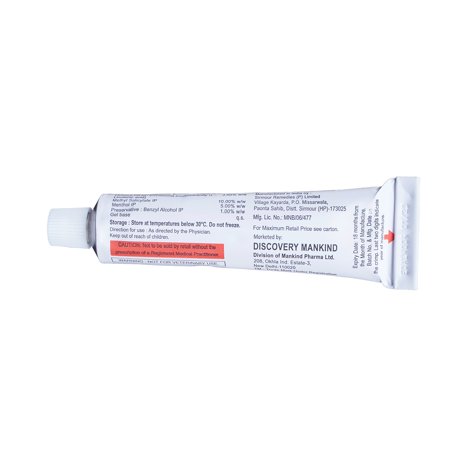 Nobel Pain Relief Gel | With Diclofenac, Linseed Oil, Methyl Salicylate & Menthol - Image 6
