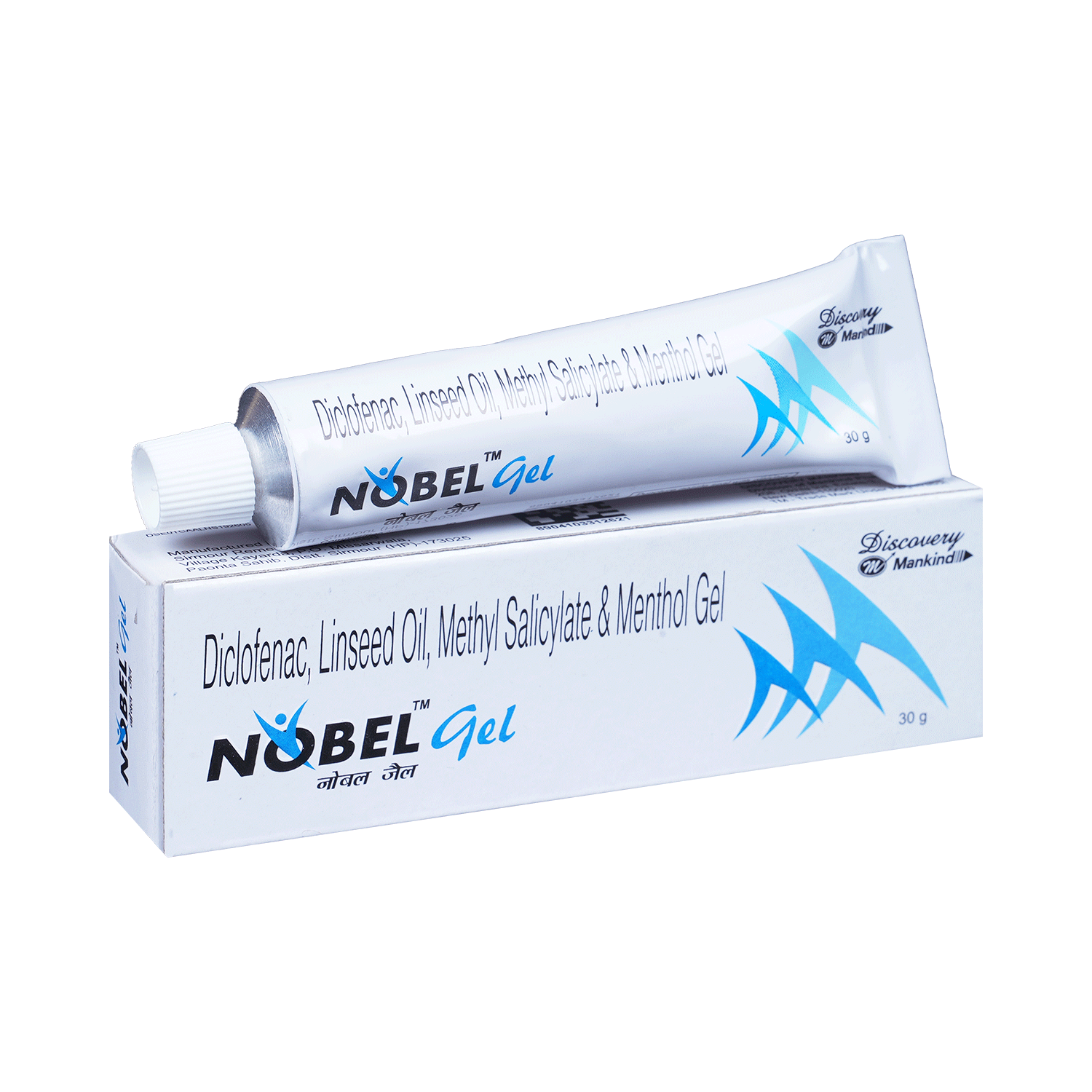 Nobel Pain Relief Gel | With Diclofenac, Linseed Oil, Methyl Salicylate & Menthol - Image 1