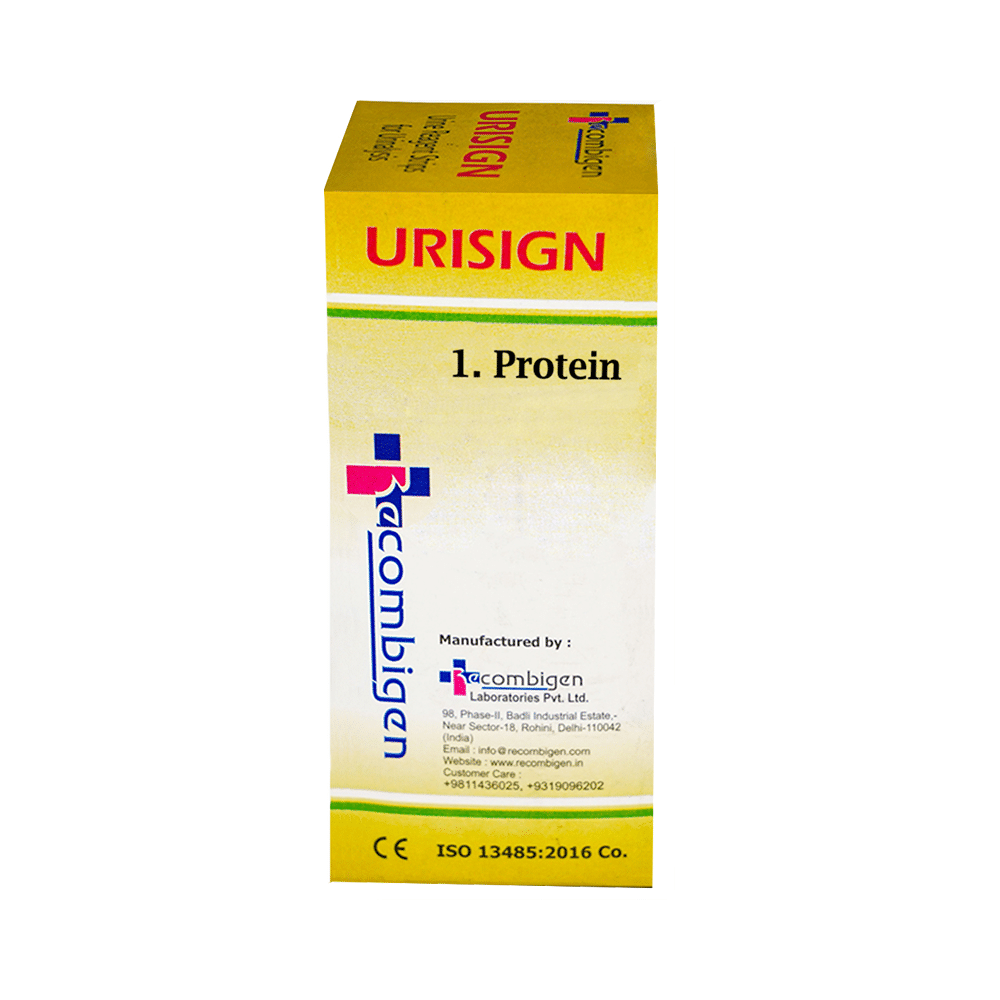 Recombigen Urisign 1 Parameter Reagent Strips for Protein Analysis - Image 1