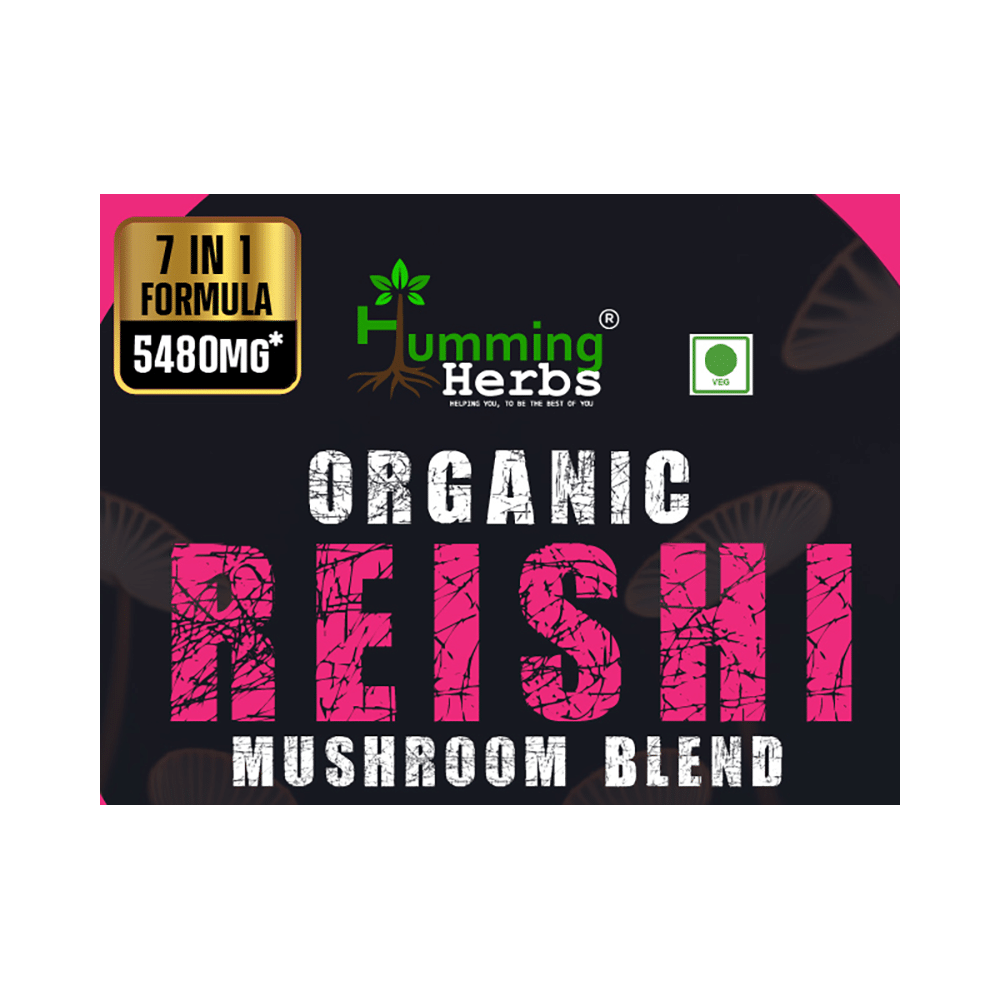 Humming Herbs Organic Reishi Mushroom Blend Capsule - Image 8