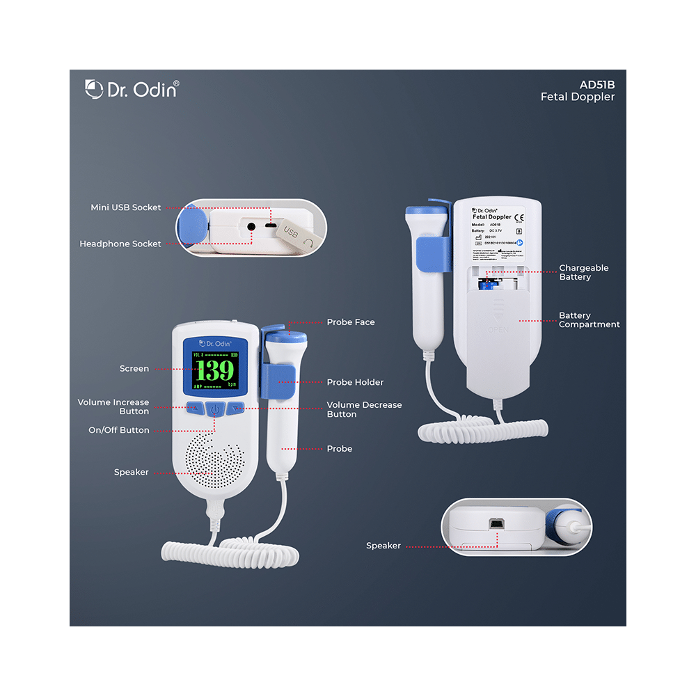 Dr. Odin AD51B Fetal Doppler - Image 8