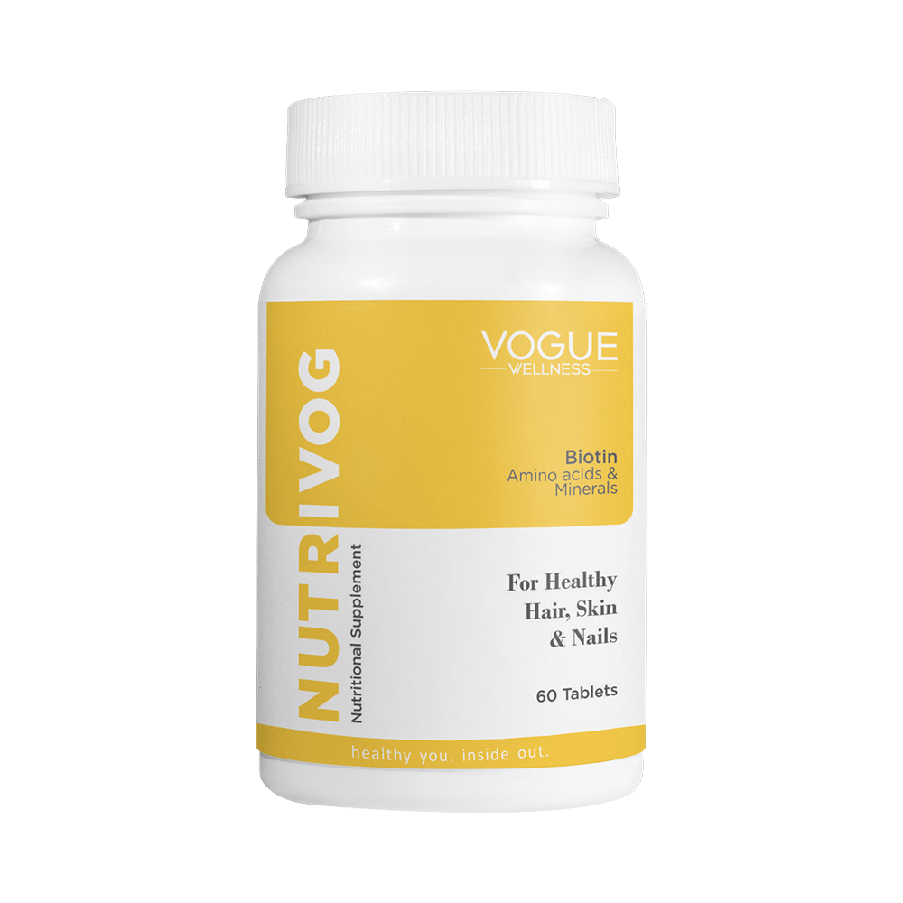 Vogue Wellness Nutrivog Biotin Tablet (60 Each) - Image 1
