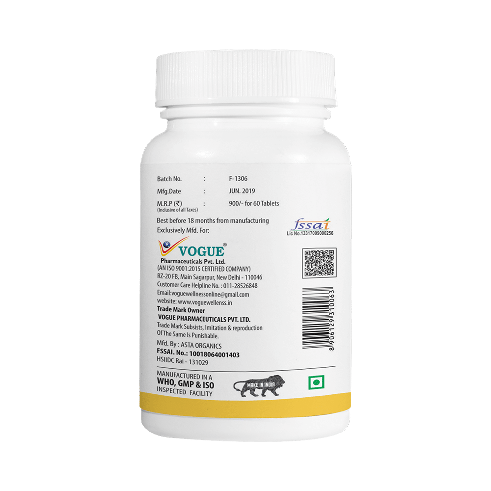 Vogue Wellness Nutrivog Biotin Tablet (60 Each) - Image 3