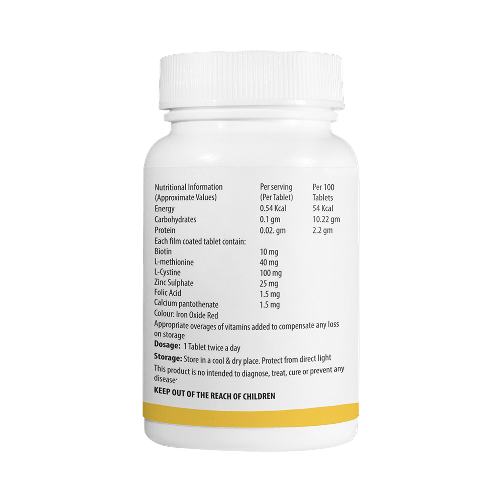 Vogue Wellness Nutrivog Biotin Tablet (60 Each) - Image 2