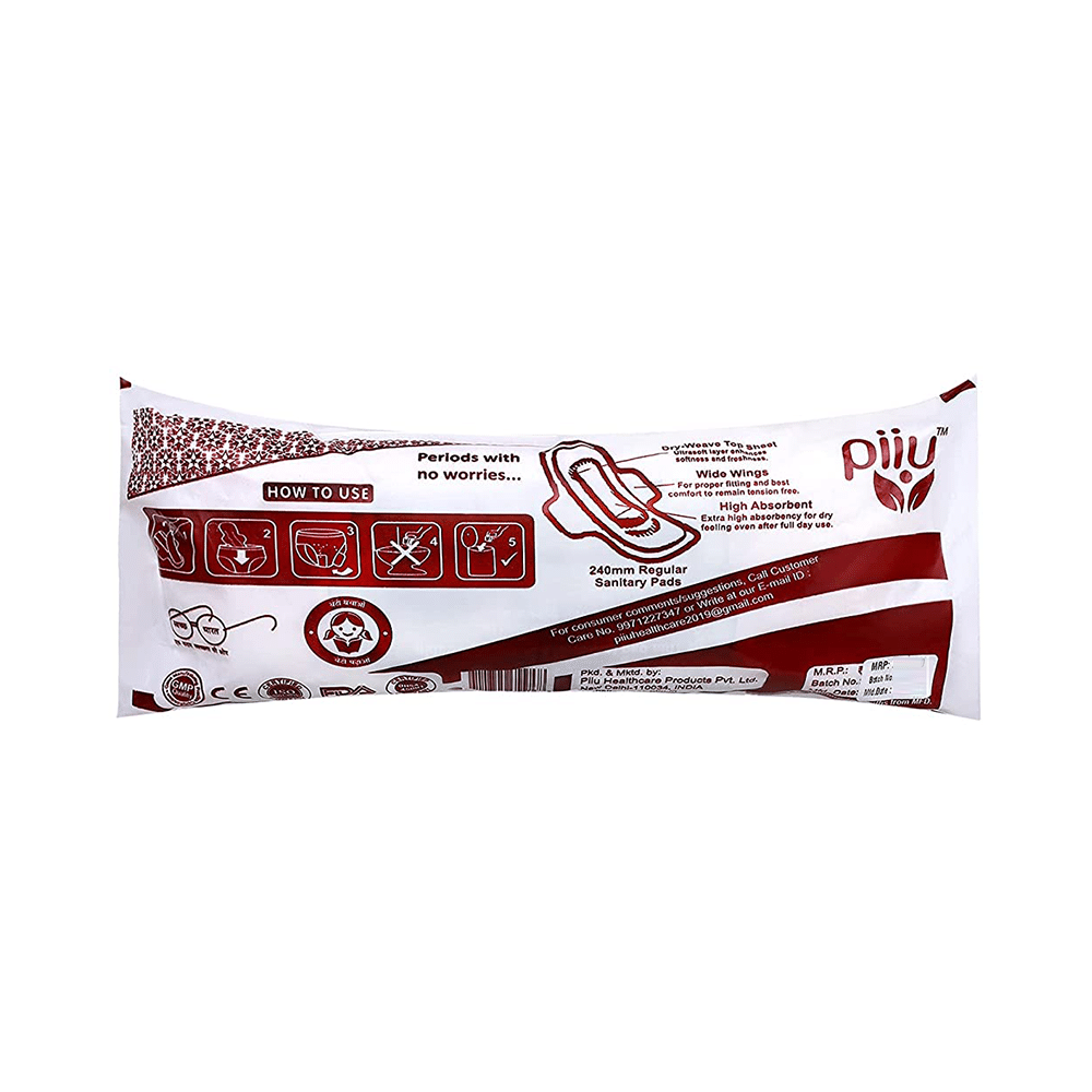 Piiu Regular Sanitary Pads (7 Each) - Image 3