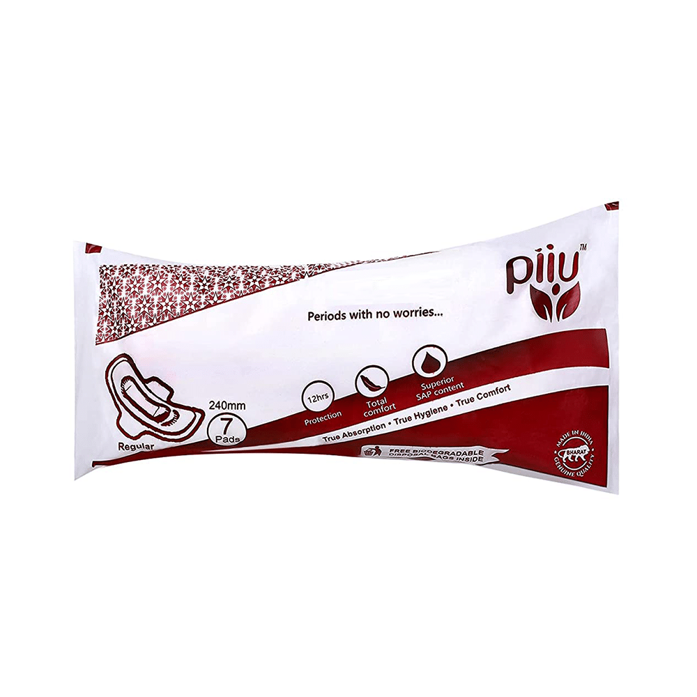 Piiu Regular Sanitary Pads (7 Each) - Image 2