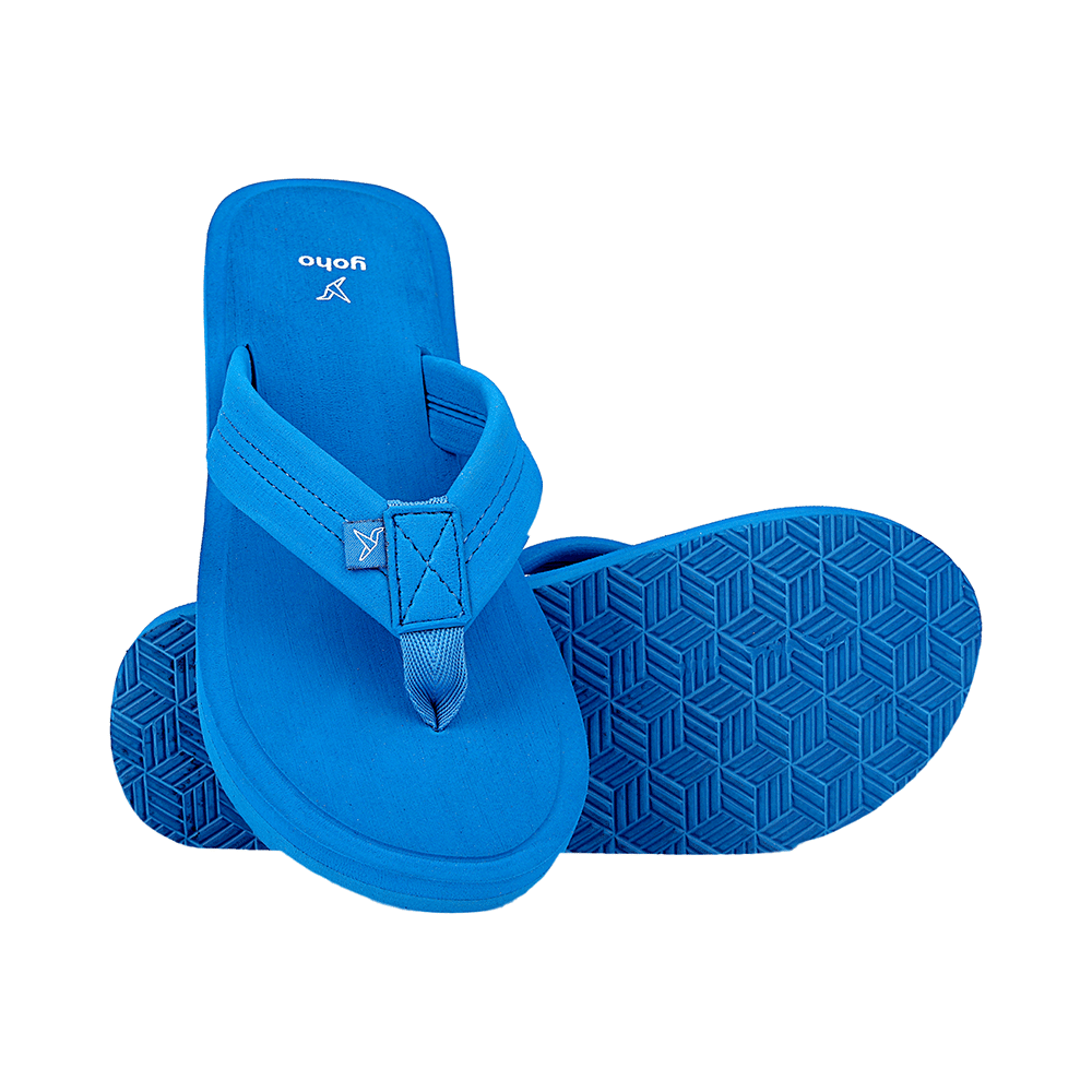 Yoho Lifestyle Doctor Ortho Soft Comfortable and Stylish Flip Flop Slippers for Women Azure Blue 7 - Image 1