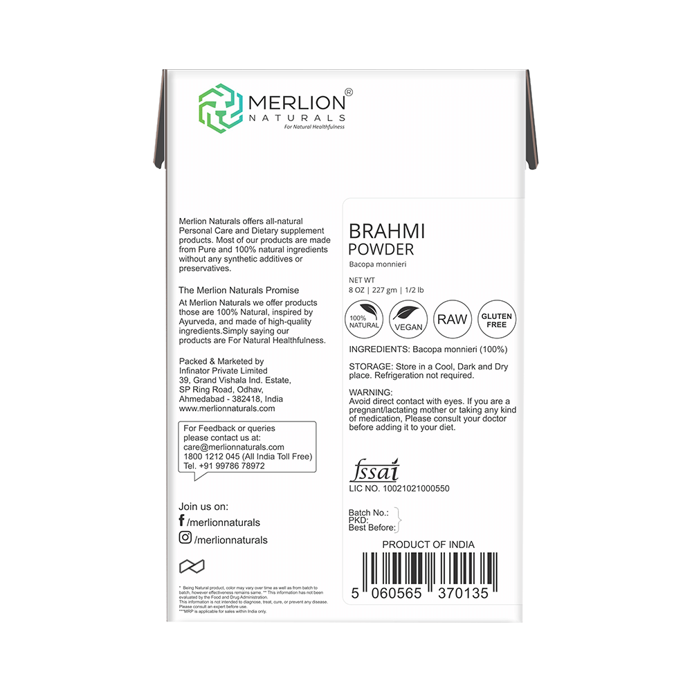 Merlion Naturals Brahmi Leaves Powder - Image 2