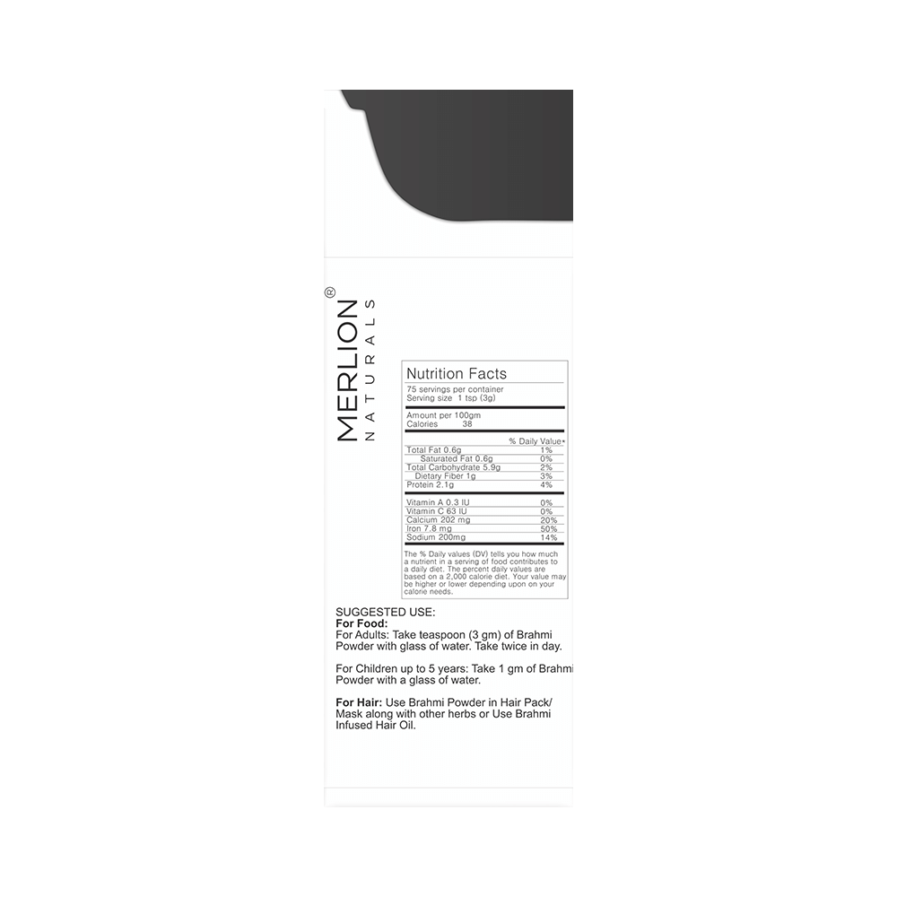 Merlion Naturals Brahmi Leaves Powder - Image 4