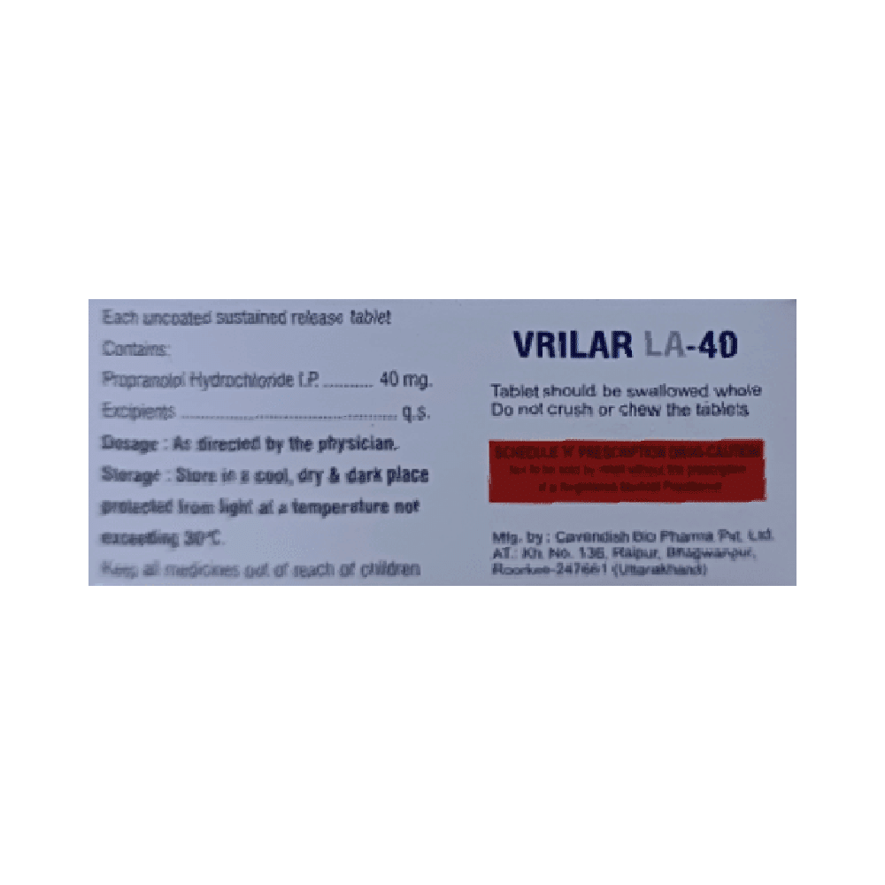 Vrilar LA 40 Tablet - Image 2