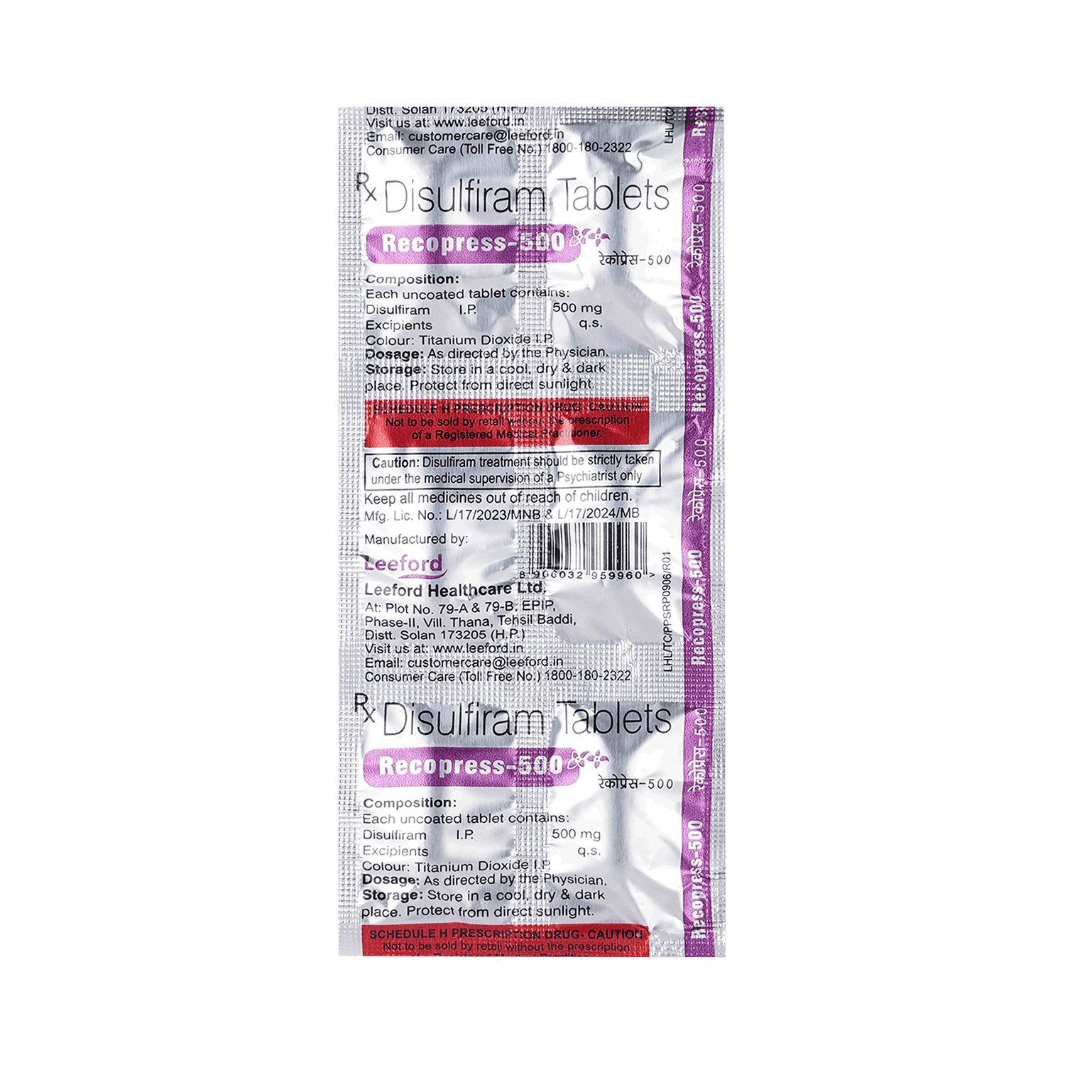 Recopress 500mg Tablet - Image 5