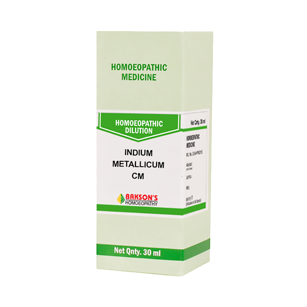 Bakson's Homeopathy Indium Metallicum Dilution CM - Image 1