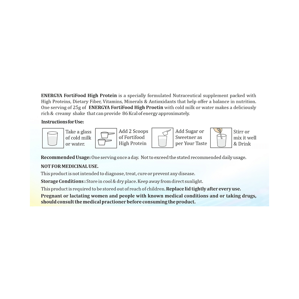 Energya FortiFood High Protein Powder - Image 2