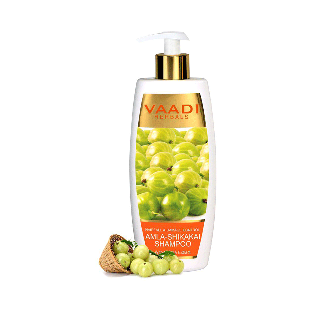 Vaadi Herbals Value Pack of Amla Shikakai Shampoo - Hairfall & Damage Control