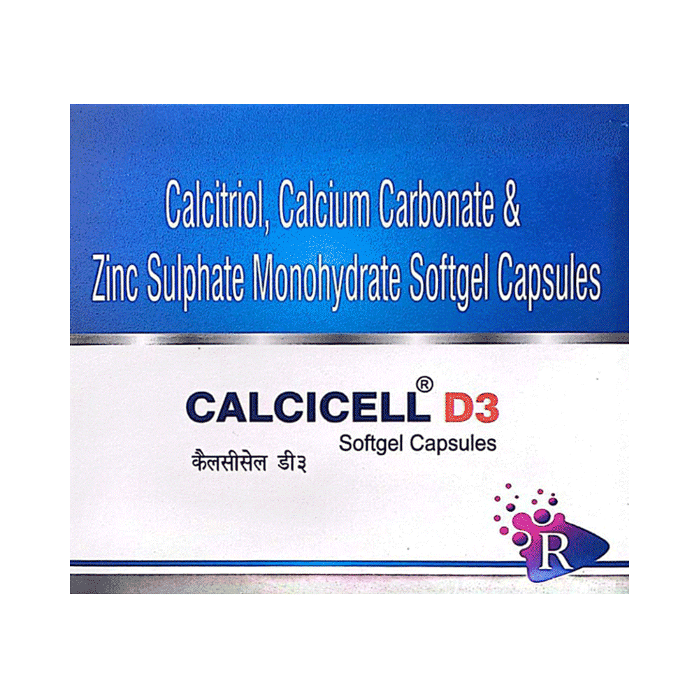 Calcicell D3 Softgel Capsule
