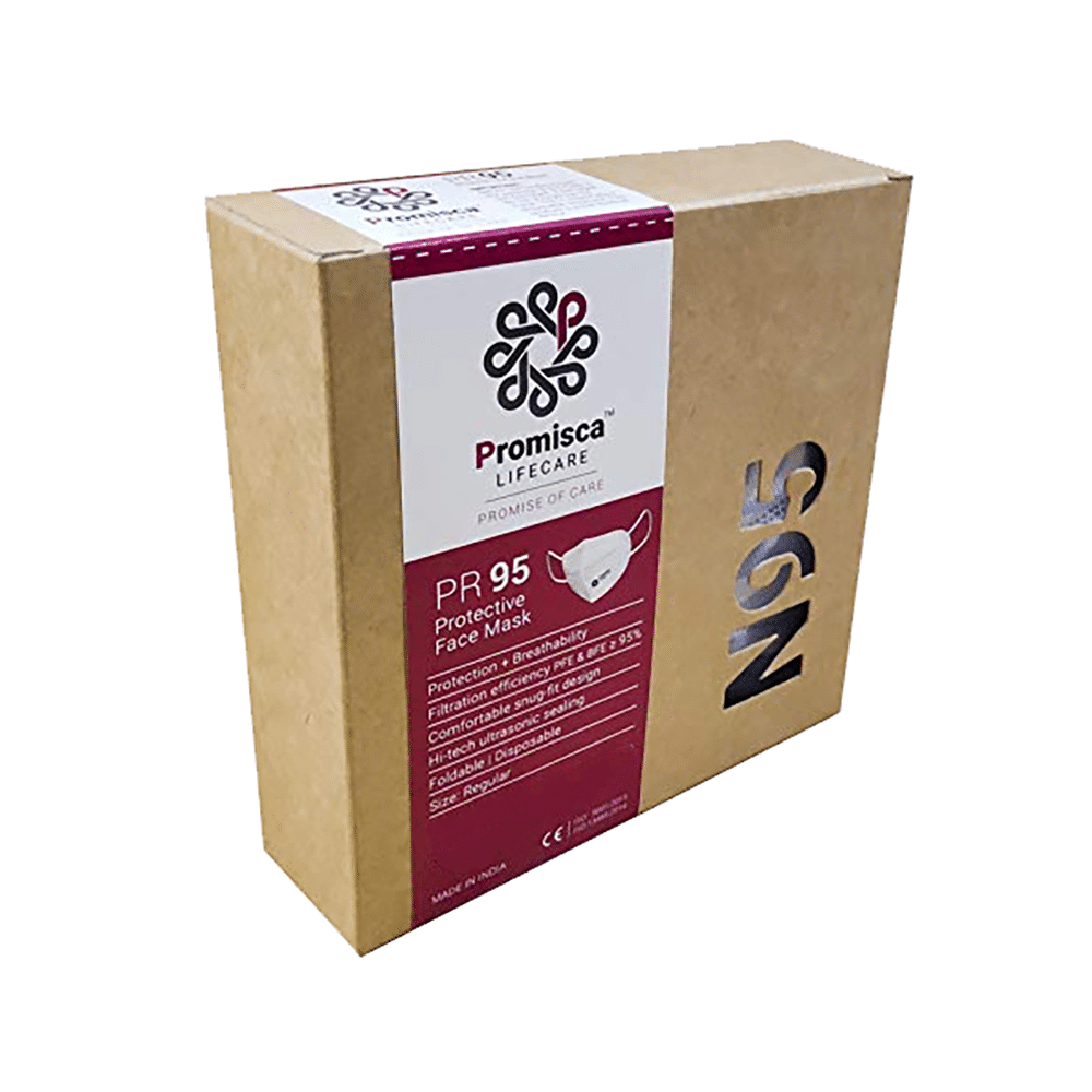 Promisca PR 95 N95 Protective Face Mask Regular White - Image 1