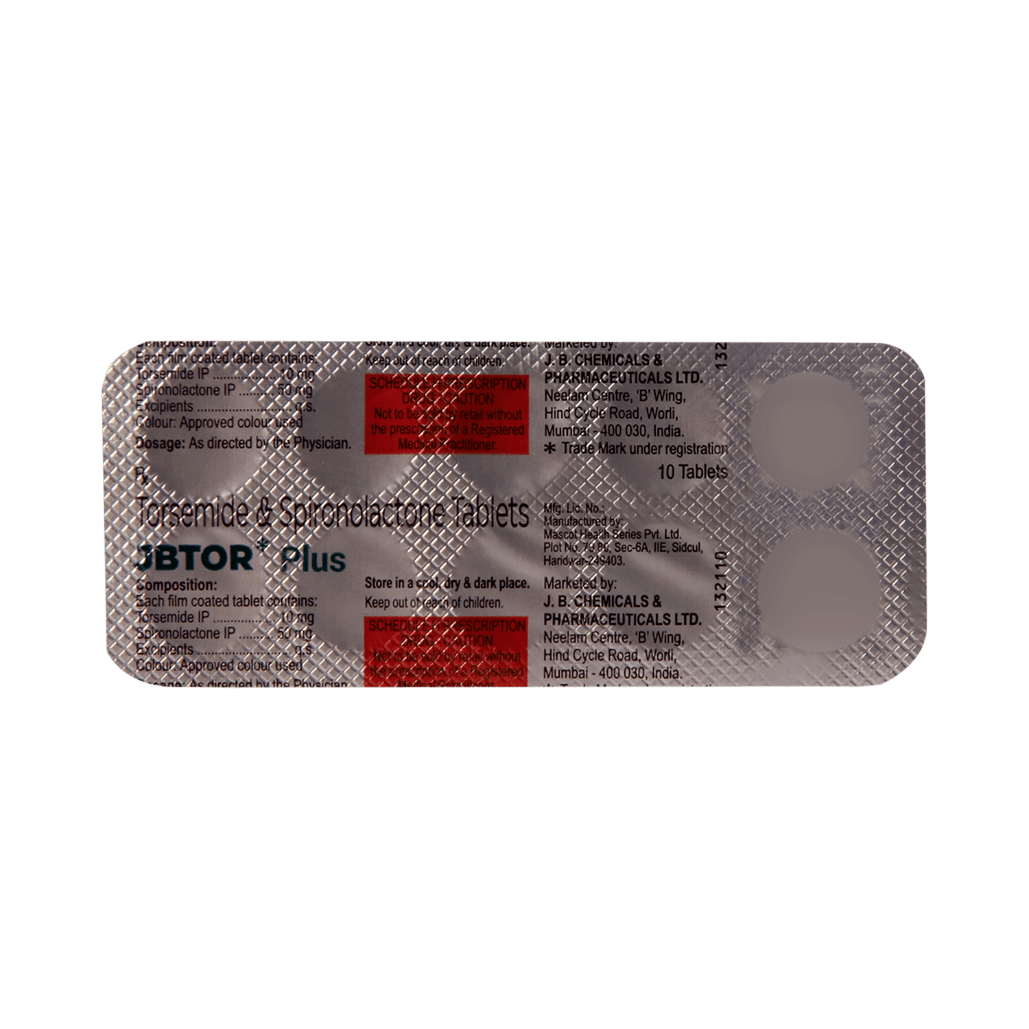 Jbtor Plus 50mg/10mg Tablet - Image 6