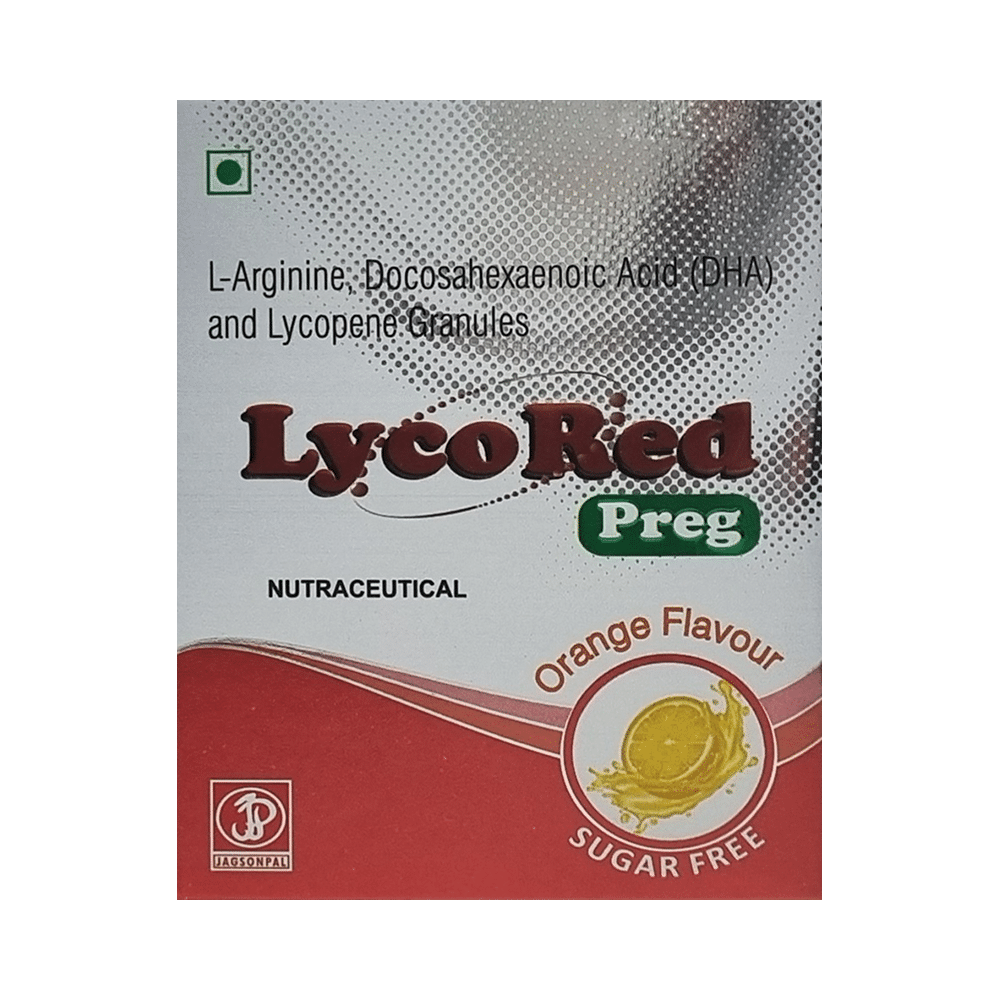 Lycored Preg Sachet Orange Sugar Free - Image 1