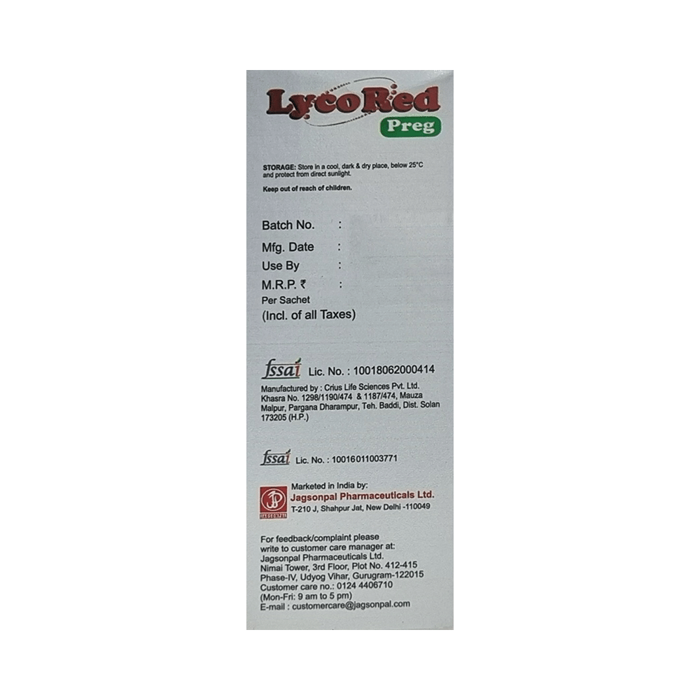 Lycored Preg Sachet Orange Sugar Free - Image 3