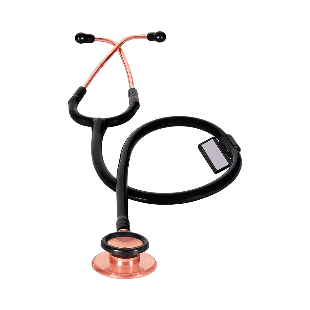 MCP Gold Plated Dual Head Stethoscope Rose Gold - Image 1
