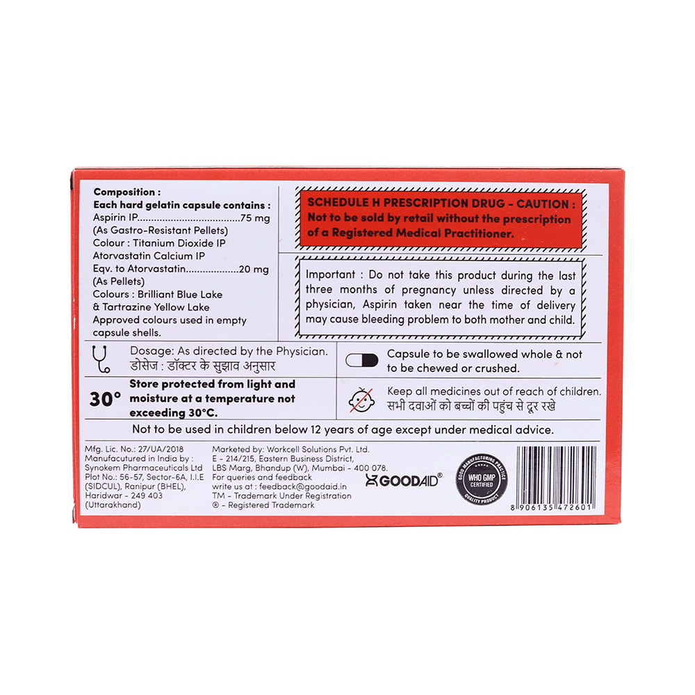 Goodvastatin AV 75/20 Capsule - Image 2