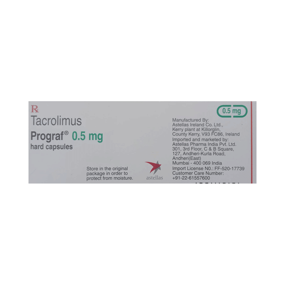 Prograf 0.5mg Hard Capsule - Image 3