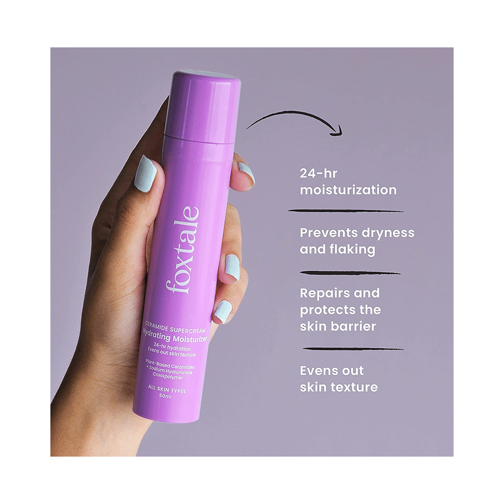 Foxtale Ceramide Supercream Hydrating Moisturizer (50ml Each) - Image 2