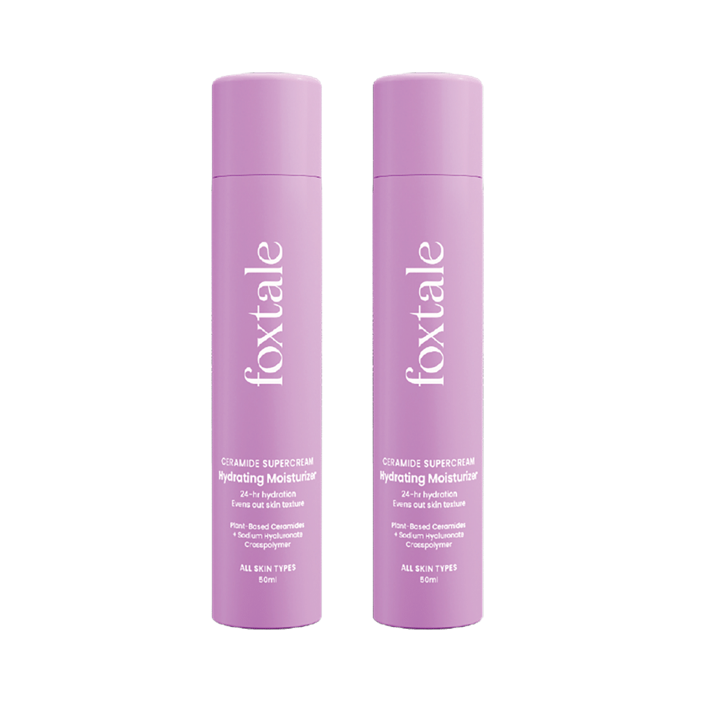 Foxtale Ceramide Supercream Hydrating Moisturizer (50ml Each) - Image 1