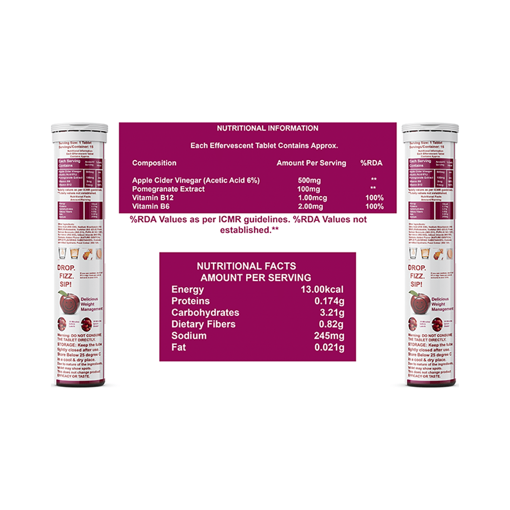 Labyrinth ACV Effervescent Tablet (15 Each) Apple - Image 4