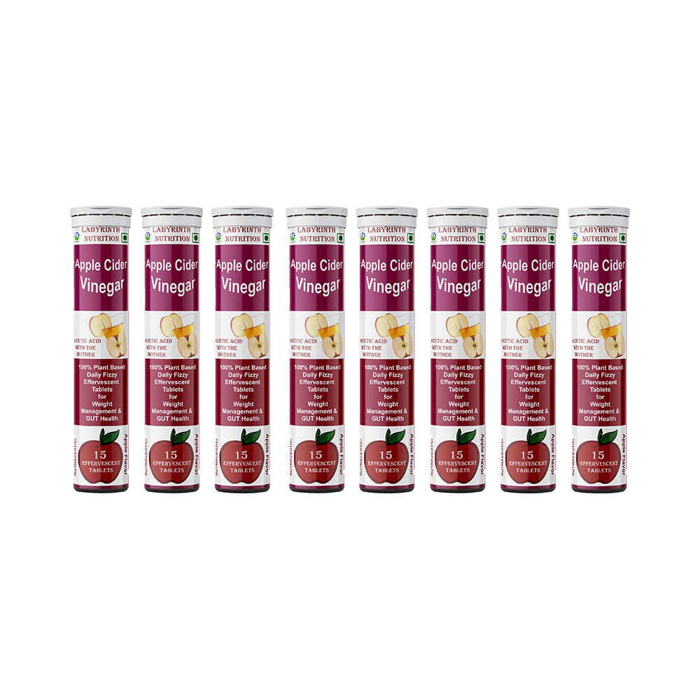 Labyrinth ACV Effervescent Tablet (15 Each) Apple - Image 1