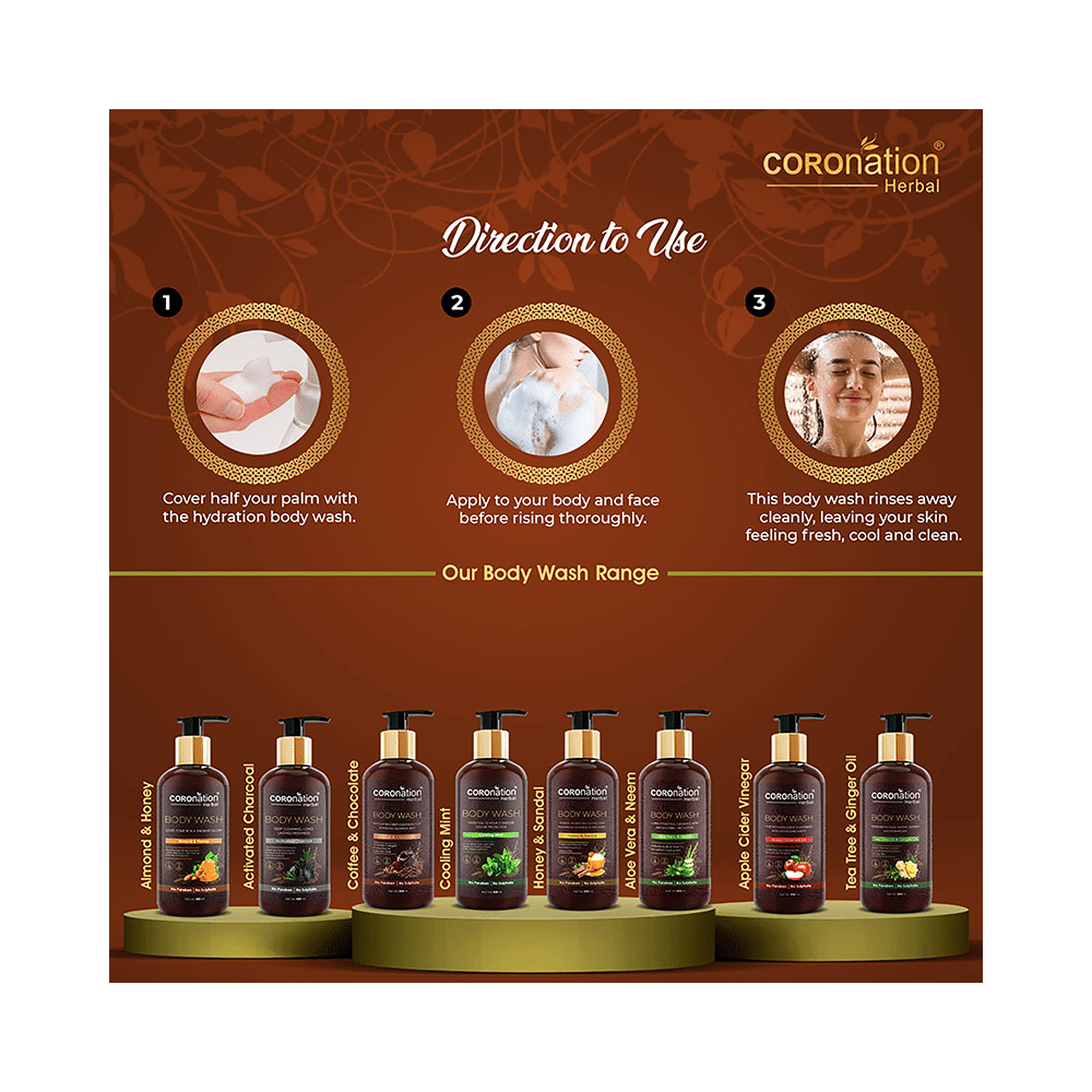 Coronation Herbal Coffee and Chocolate Body Wash (300ml Each) - Image 6