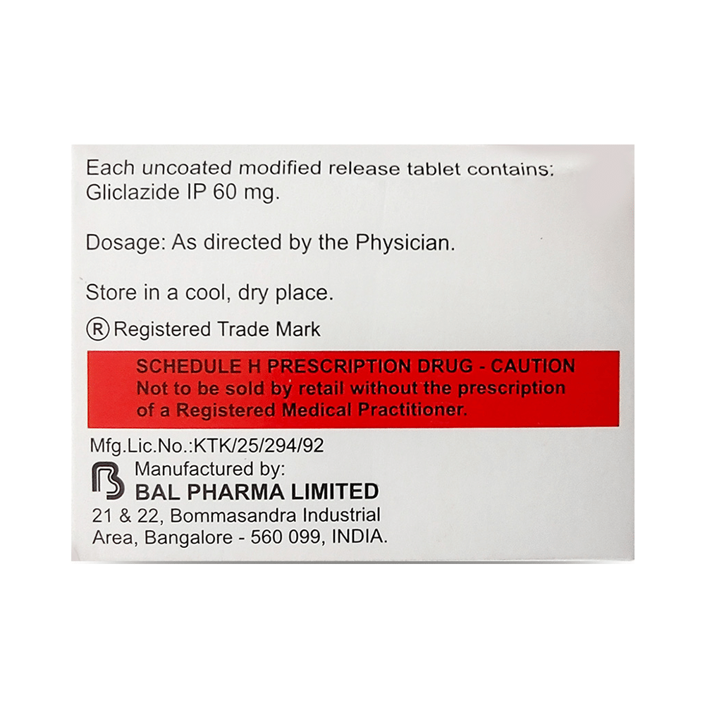 Diabend -MR 60 Tablet - Image 2