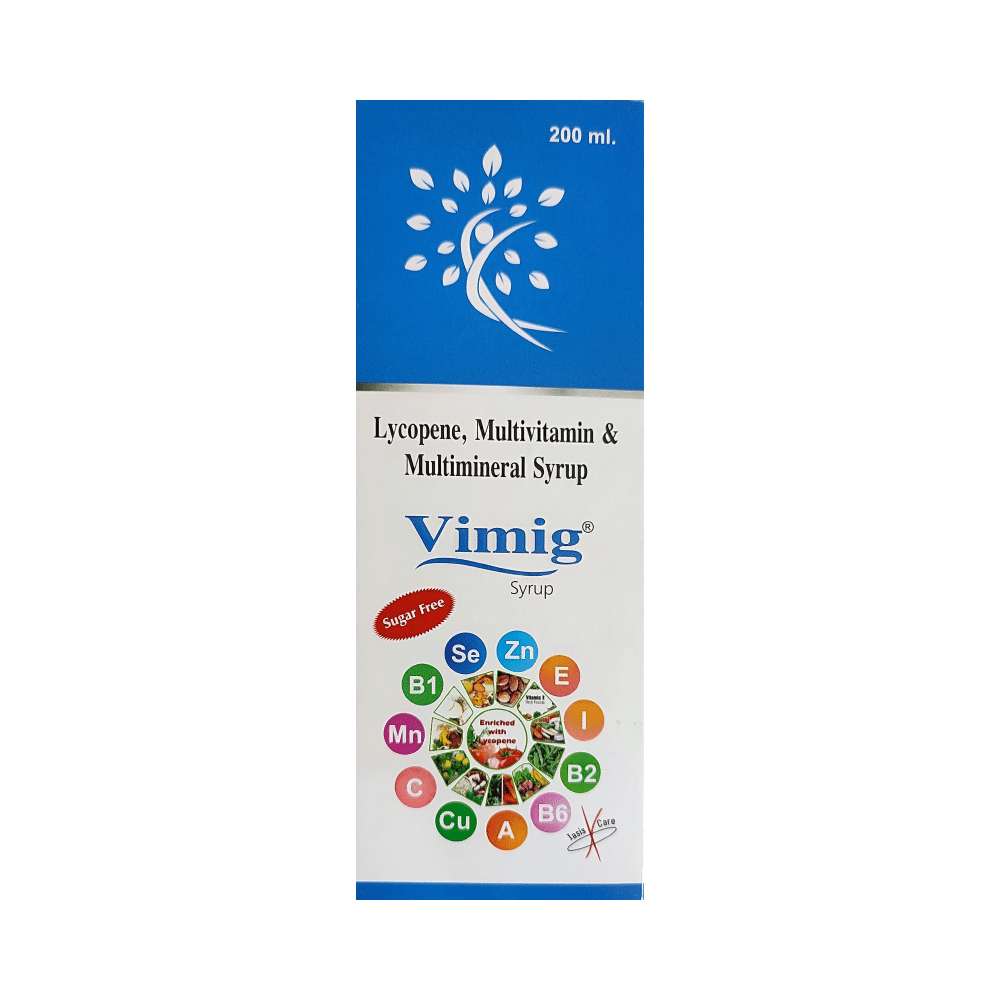 Vimig Syrup Sugar Free