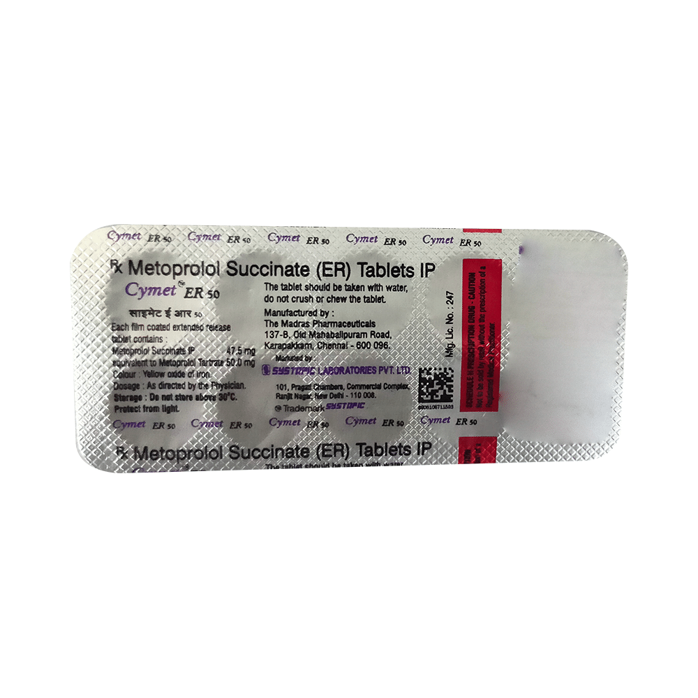Cymet ER 50 Tablet - Image 4