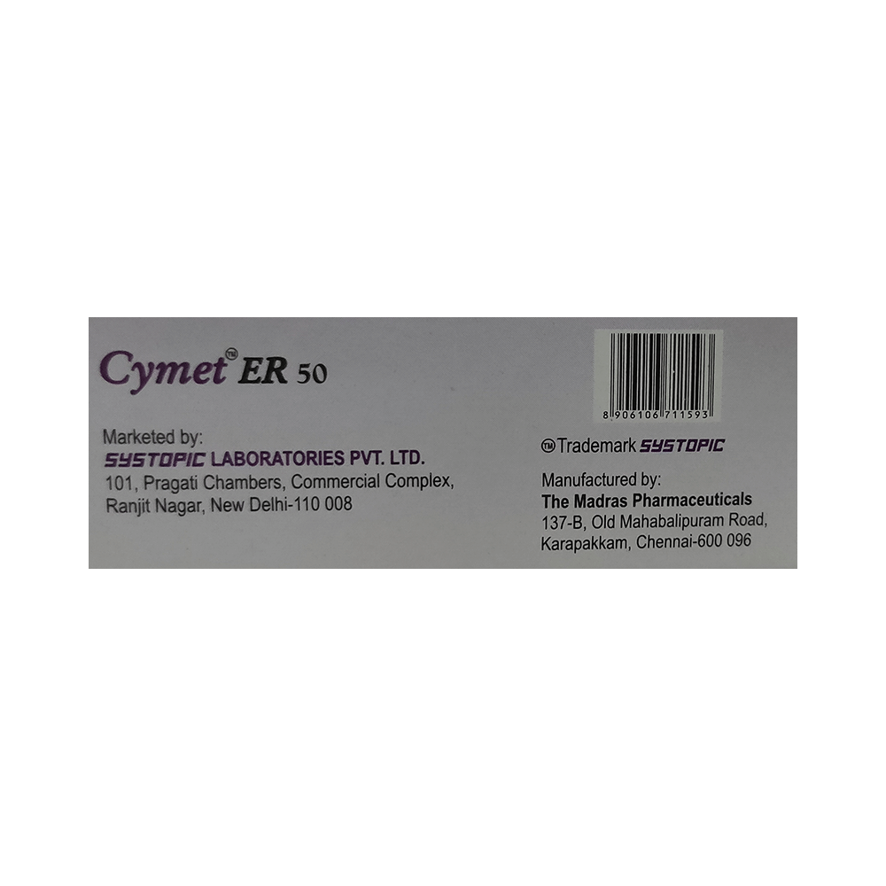 Cymet ER 50 Tablet - Image 3
