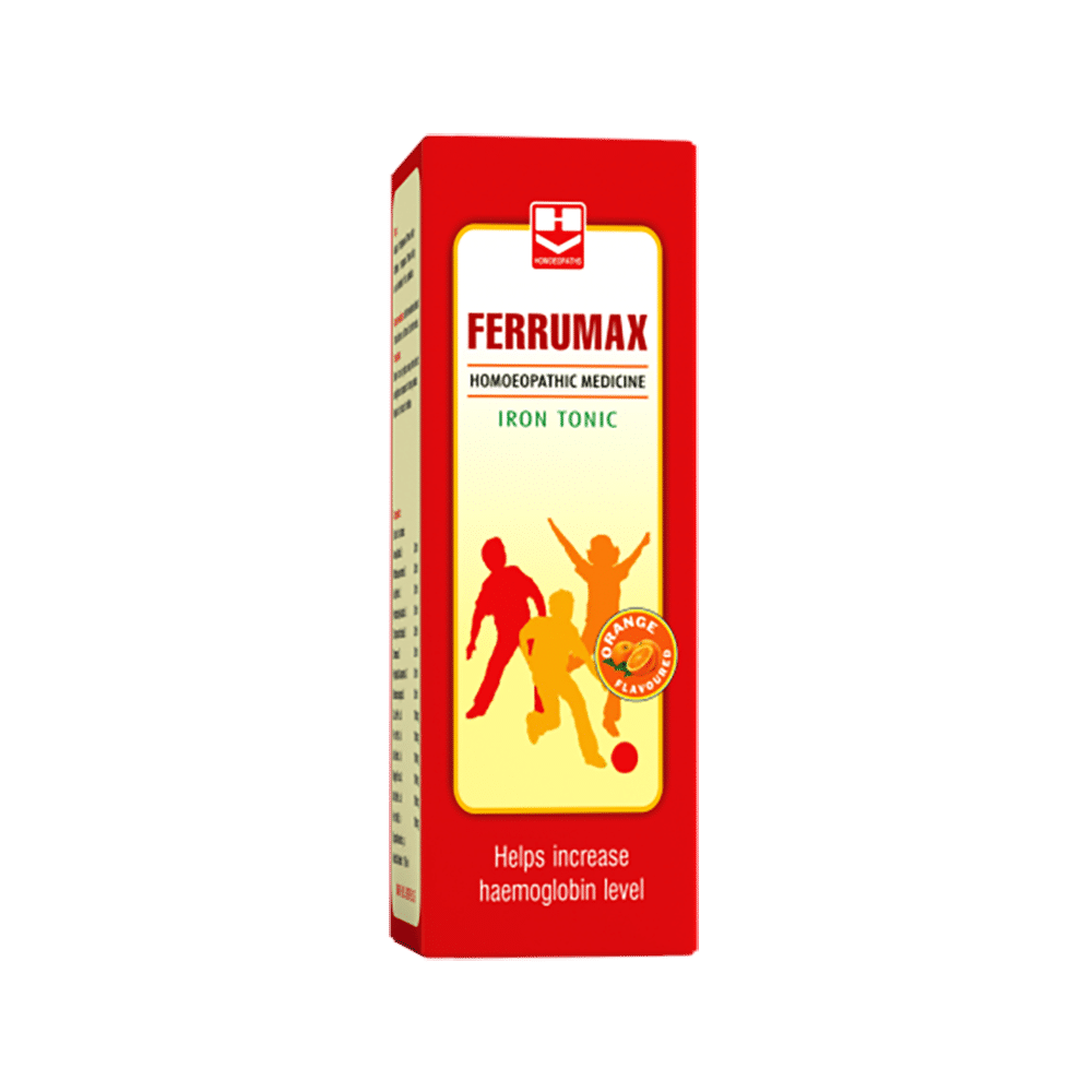 Homeopaths Ferrumax Iron Tonic (100ml Each) Orange - Image 1