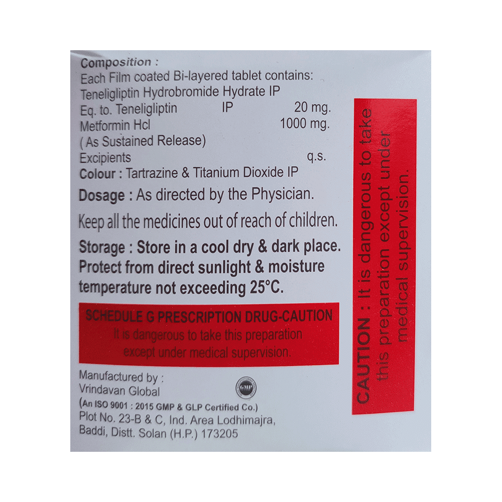 Tenkrez-M 1000 Tablet SR - Image 2