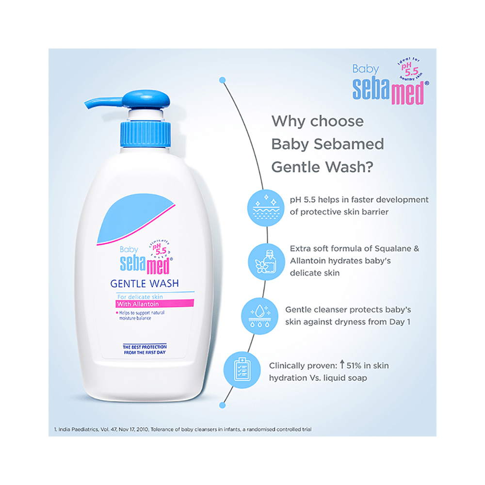 Sebamed Baby Gentle Wash with Allantoin for Delicate Skin - Image 5