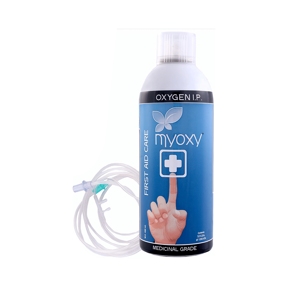 MyOxy Portable Oxygen Can with Nasal Canula Free