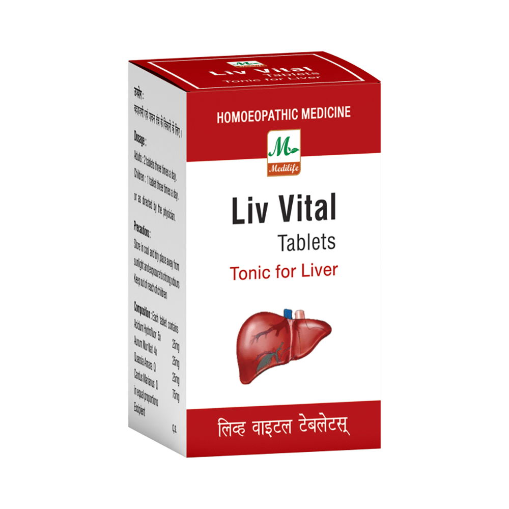 Medilife Liv Vital Tablet (25gm Each)