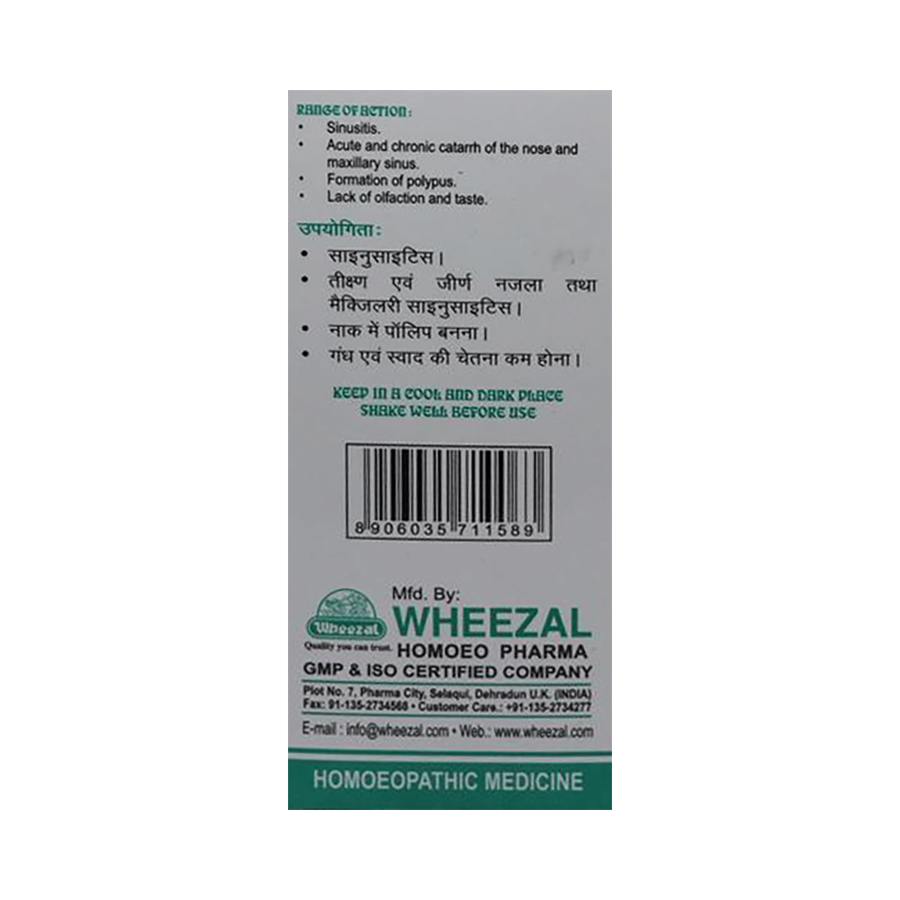 Wheezal WL37 Sinusitis Drop - Image 4