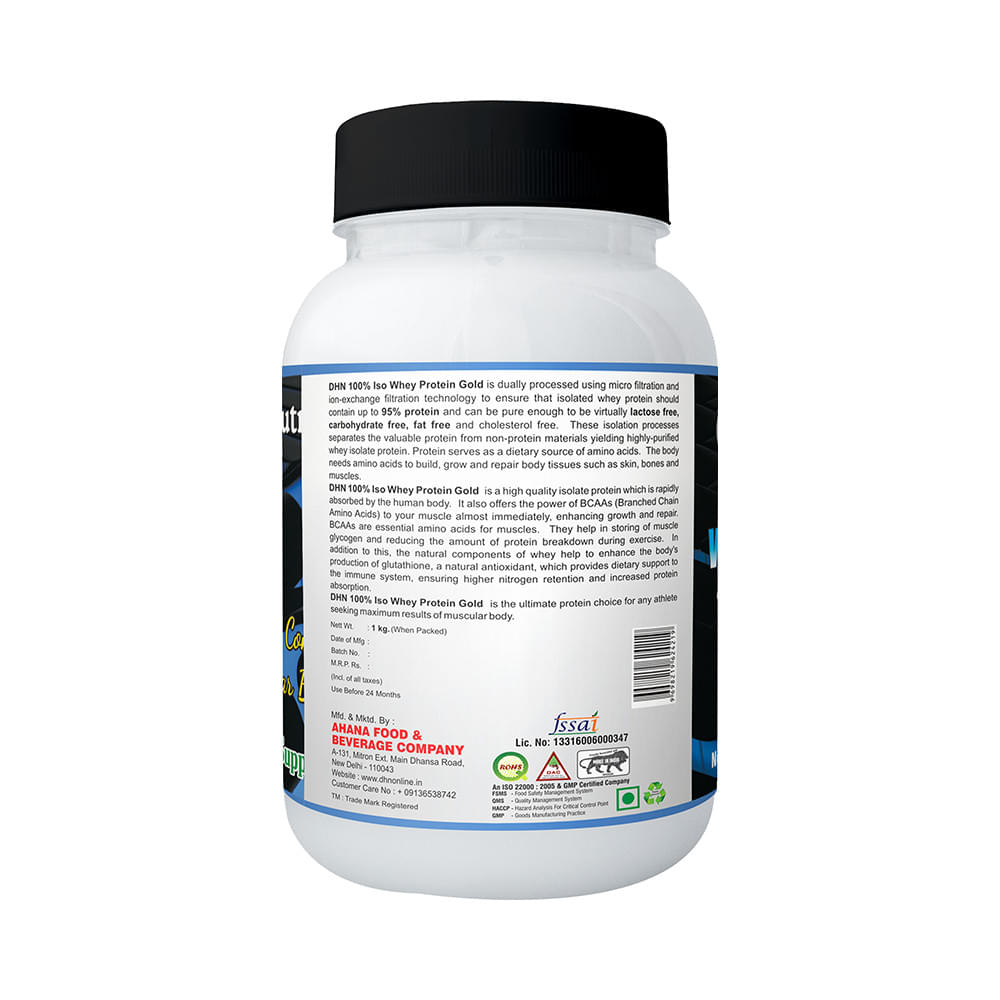 Daily Health Nutrition 100% Iso Whey Protein Gold - Image 2