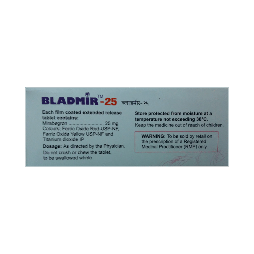 Bladmir 25 Tablet ER - Image 2