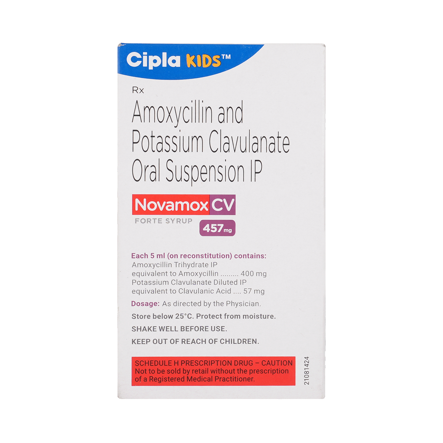 Novamox CV Forte Syrup Tangy Orange - Image 4