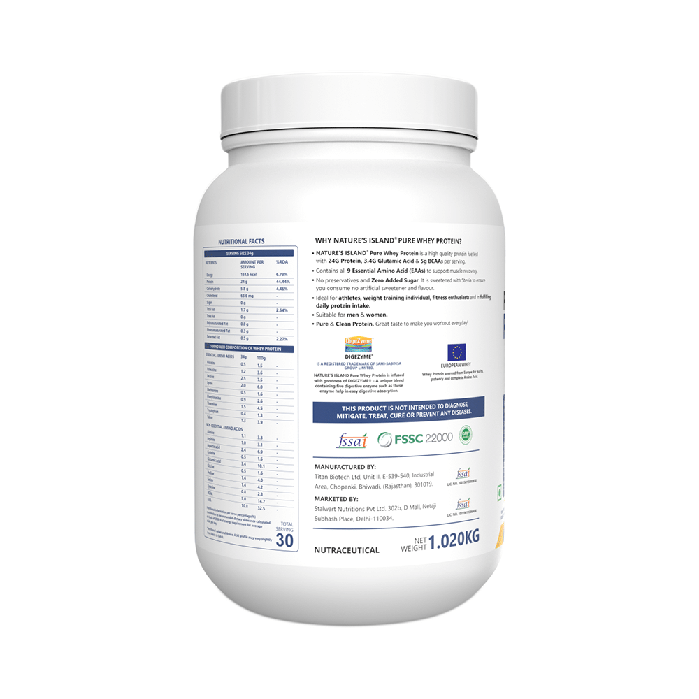 Nature's Island Pure Whey Protein Powder Mango Duet - Image 3